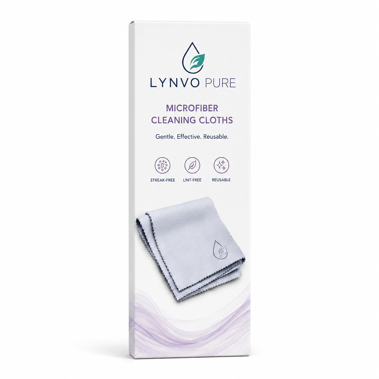 LYNVO PURE Cleaning Cloths — front view