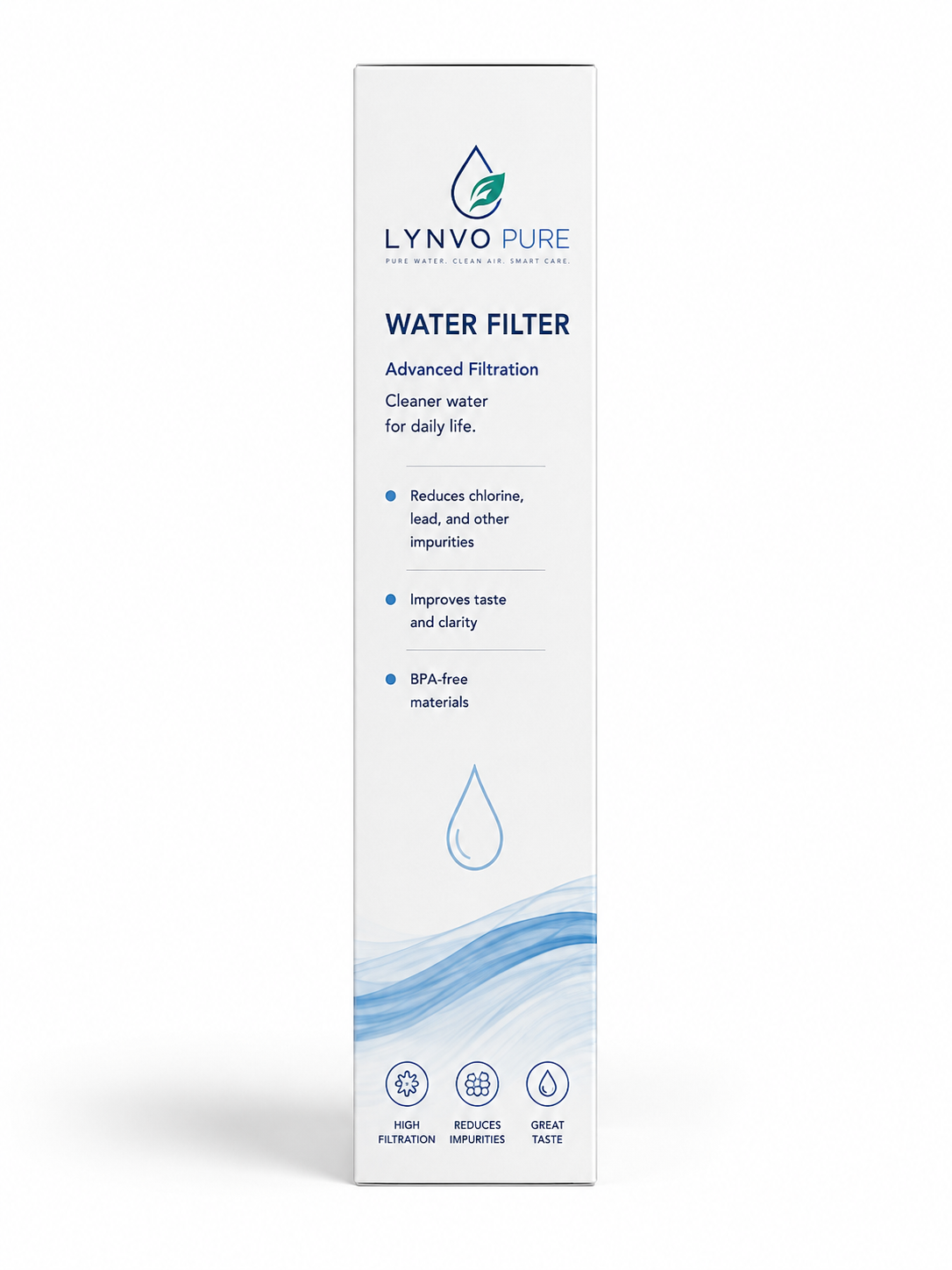 LYNVO PURE Water Filter — side view